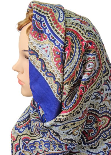 Утварь и подарки Платок с бахромой, шерсть, 120 х 120 см