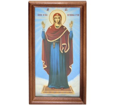 Иконы Нерушимая стена икона Божией Матери (13 х 24 см, Софрино)
