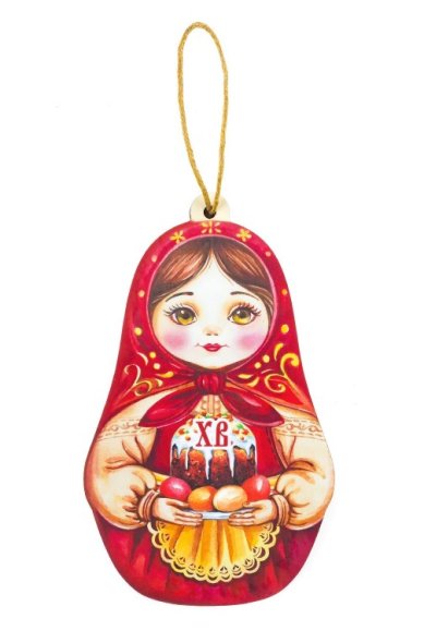 Утварь и подарки Деревянная подвеска «ХВ»