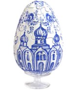 Утварь и подарки Набор яйцо-пазл «Гжель» (малое, высота 7 см)