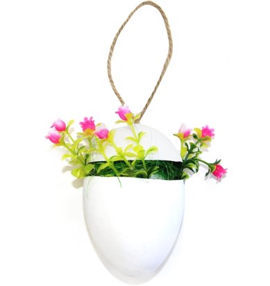 Утварь и подарки Пасхальный сувенир «Подвеска-яйцо с цветами» 