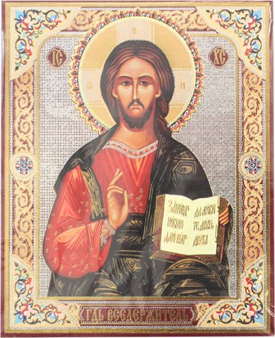 Иконы Господь Вседержитель икона на оргалите (10 х 12 см)