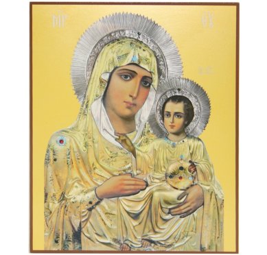 Иконы Иерусалимская икона Божией Матери (17 х 20,5 см)