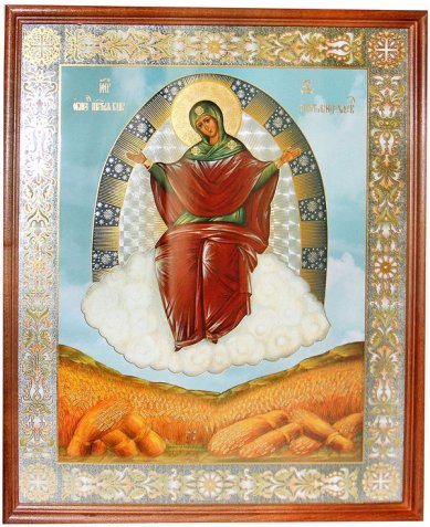 Иконы Спорительница хлебов икона Божией Матери (30 х 40 см, Софрино)