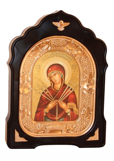 Иконы Семистрельная икона Божией Матери (20,5 х 27 см)