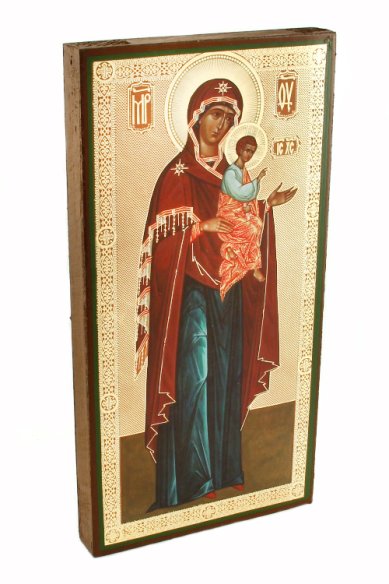 Иконы Косинская икона Божией Матери на дереве (13х25 см, Тиль)