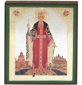 Иконы Владимир равноапостольный икона литография на дереве (6 х 7 см)
