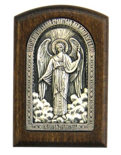 Иконы Ангел Хранитель икона, ручная работа (6 х 4 см) 