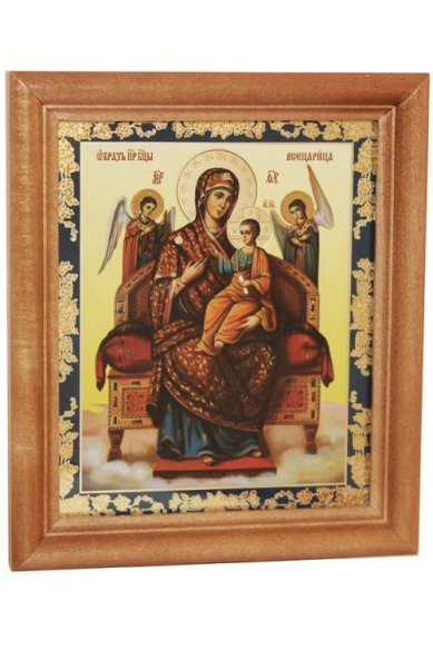 Иконы Всецарица икона Божией Матери (13 х 16 см, Софрино)