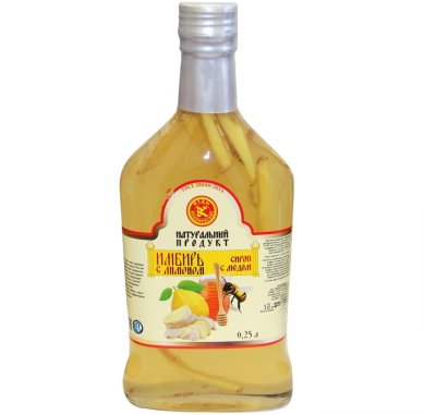 Натуральные товары Сироп «Имбирь с лимоном и медом» (250 мл)