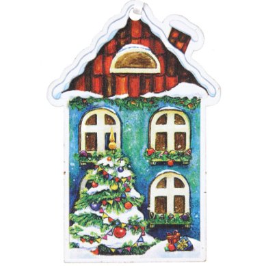 Утварь и подарки Подвеска деревянная рождественская