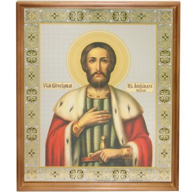 Иконы Александр Невский икона (35 х 42 см, Софрино)