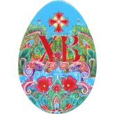 Утварь и подарки Магнит на картоне «ХВ» (весенние узоры)