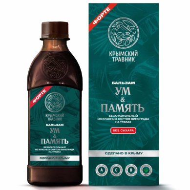 Натуральные товары Бальзам питьевой Ум и Память (250 мл)