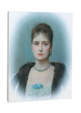 Утварь и подарки Картина на дереве «св.царица Александра» (малая, цветной портрет, 15 х 20 см)