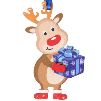 Утварь и подарки Подвеска деревянная рождественская