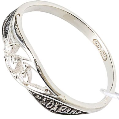 Ювелирные изделия Кольцо из серебра, вставка фианит, 17.5 размер