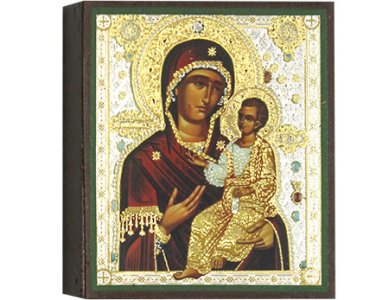 Иконы Иверская-Монреальская икона Божией Матери, 6 х 7 см