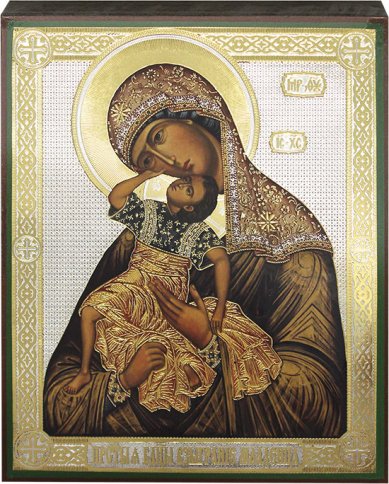 Иконы Взыграние младенца, икона Божией Матери 17 х 21 см