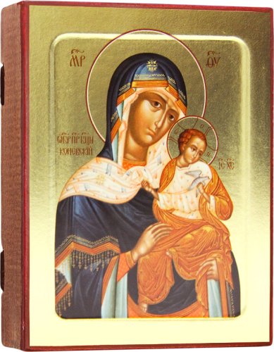 Иконы Коневская икона Божией Матери, на дереве (12,5 х 16 см)