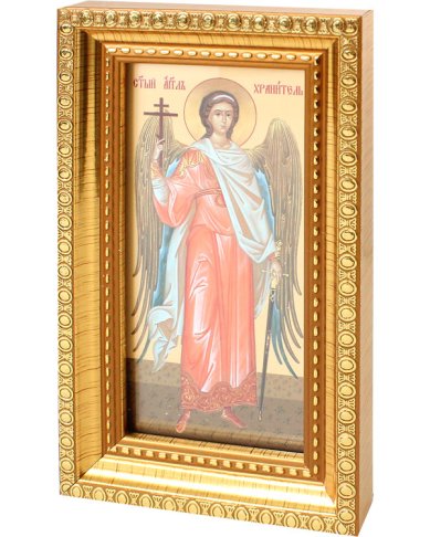 Иконы Ангел Хранитель, икона в багете 10х16,5 см