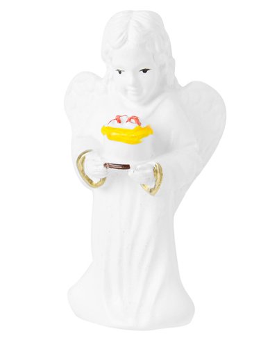 Утварь и подарки Ангел с подарком, фигурка из полистоуна, 9 см