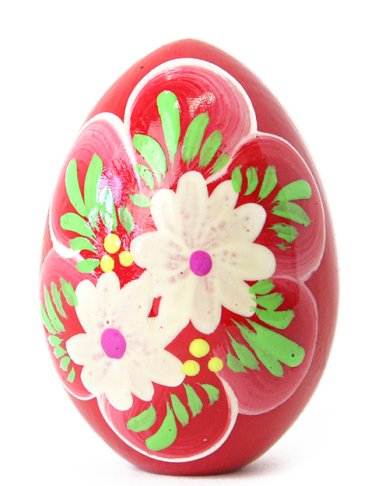 Утварь и подарки Яйцо деревянное «Цветочная роспись»