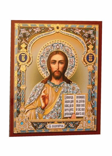 Иконы Господь Вседержитель, икона на оргалите (11 х 13 см, Софрино)