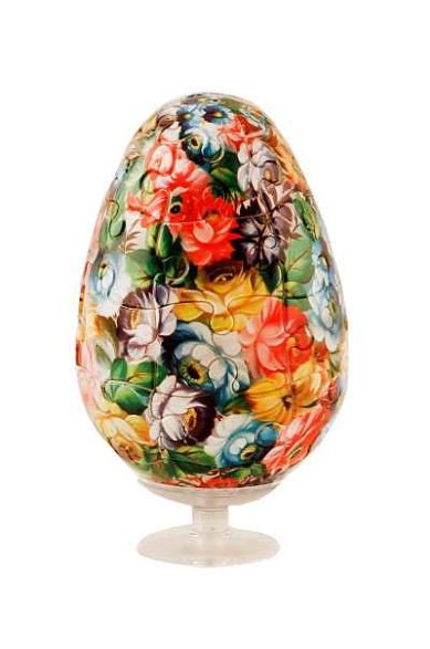 Утварь и подарки Набор яйцо-пазл «Жостово» (малое, высота 7 см)