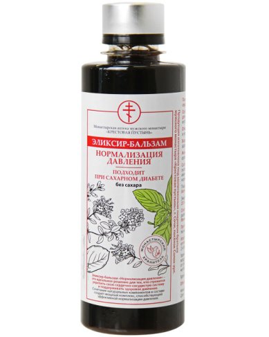 Натуральные товары Эликсир-бальзам без сахара «Нормализация давления» (275 мл) Солох-Аул