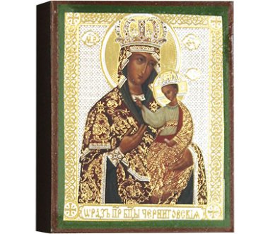 Иконы Черниговская-Гефсиманская икона Божией Матери, 6 х 7 см