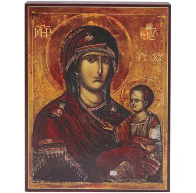 Иконы Попская икона Божией Матери (14 х 18 см)