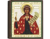 Иконы Святая мученица Варвара, икона 6 х 7 см