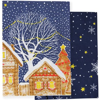 Утварь и подарки Рождественская скатерть, 150х150 см