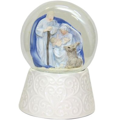 Утварь и подарки Рождественский вертеп музыкальный сувенир (стеклянный шар)