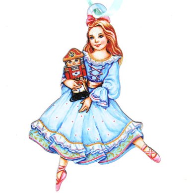 Утварь и подарки Подвеска деревянная рождественская