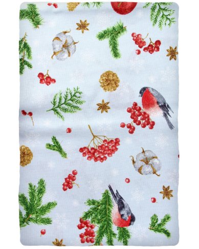 Утварь и подарки Скатерть с рождественским рисунком (хлопок, 120 х 145 см)