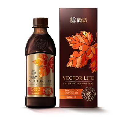 Натуральные товары Бальзам «VECTOR LIFE» с родиолой розовой и витамином C (250 мл)