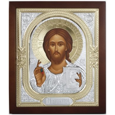 Иконы Спаситель икона в киоте (21 х 24,5 см)