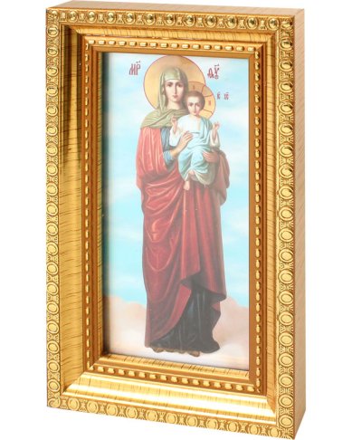 Иконы Благодатное Небо, икона в багете 10х16,5 см