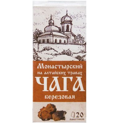 Натуральные товары Травяной чай Монастырский «Чага» (20 ф/п по 1,5 г, упаковка 30 г)