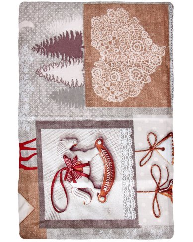 Утварь и подарки Полотенце с рождественским рисунком (хлопок, 48 х 60 см)
