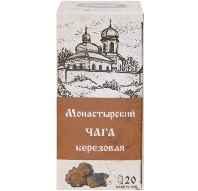 Натуральные товары Травяной чай Монастырский «Чага» (20 ф/п по 1,5 г, упаковка 30 г)