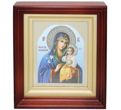 Иконы Неувядаемый Цвет икона Божией Матери (16,5 х 19 см, Софрино)