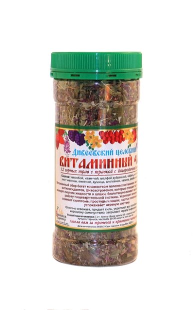 Натуральные товары Чай Витаминный «12 горных трав с травкой с Богородичной канавки» (80г)