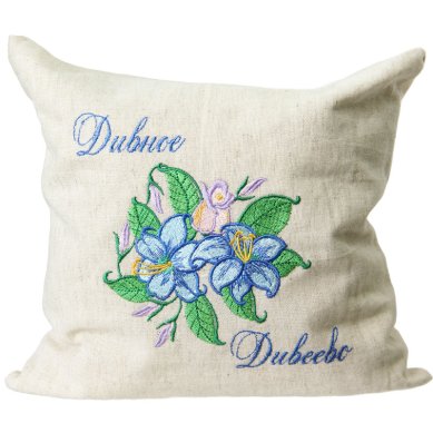 Утварь и подарки Подушечка с душистой травкой с Дивеевской Канавки (вышивка, лен)