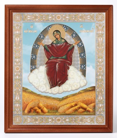 Иконы Спорительница хлебов икона Божией Матери (20 х 24 см, Сфорино)