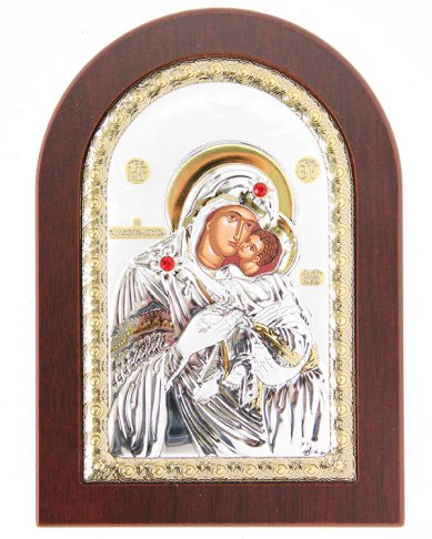 Иконы Сладкое Лобзание икона Божией Матери греческого письма, ручная работа (10 х 14 см)