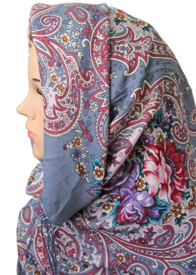 Утварь и подарки Платок с бахромой, шерсть, 120 х 120 см