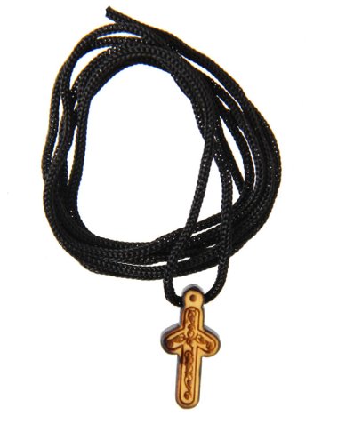 Утварь и подарки Нательный крест святой Нины, самшит